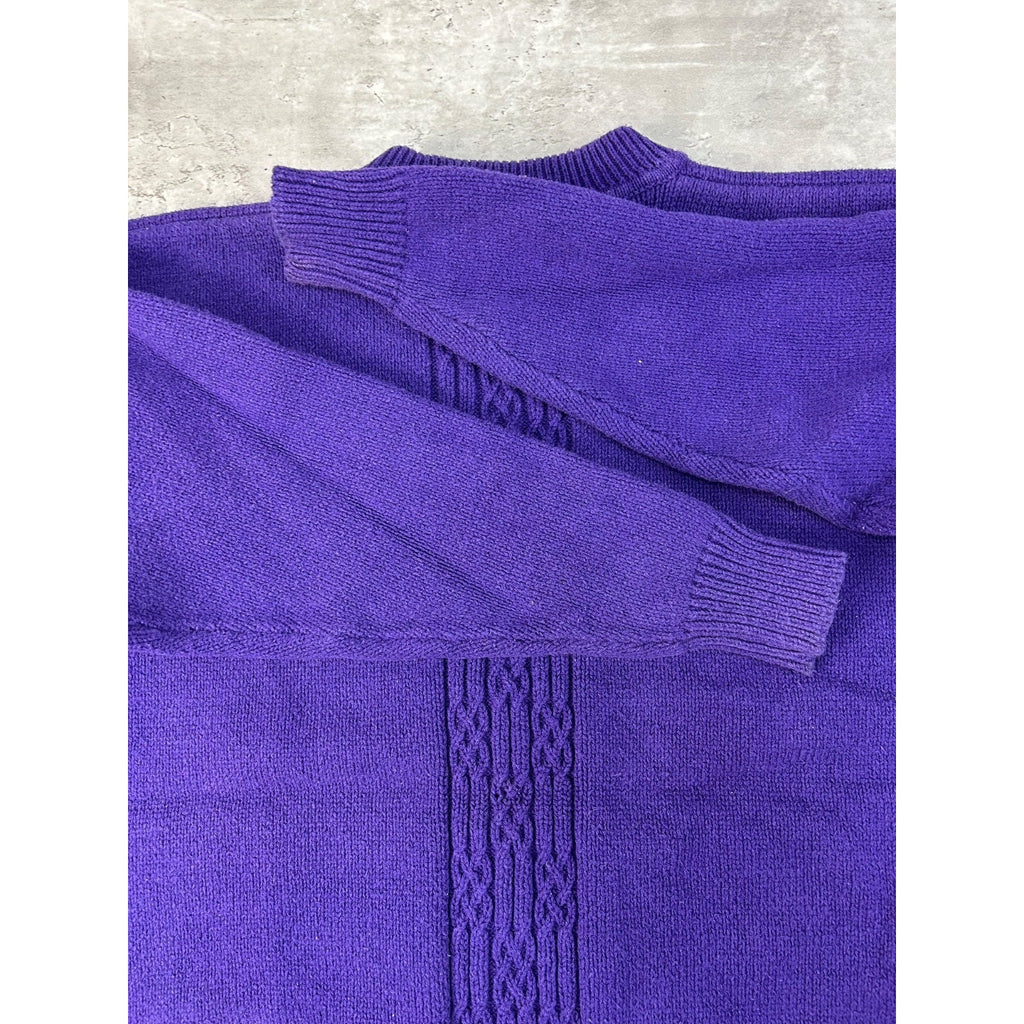 Vintage 90s Nautica Yacht Club Embroidered Pullover Knit Sweater Size Medium