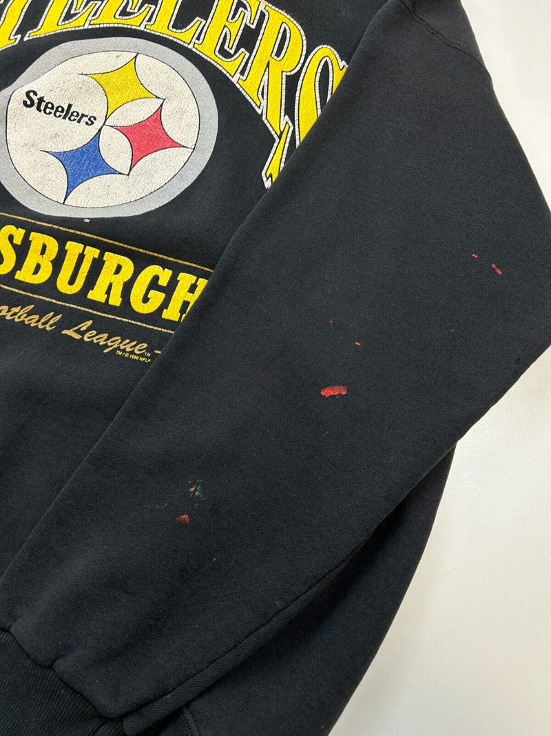 Vintage 1996 Pittsburgh Steelers NFL Football Lee Sport Sweatshirt Size 2XL 90s