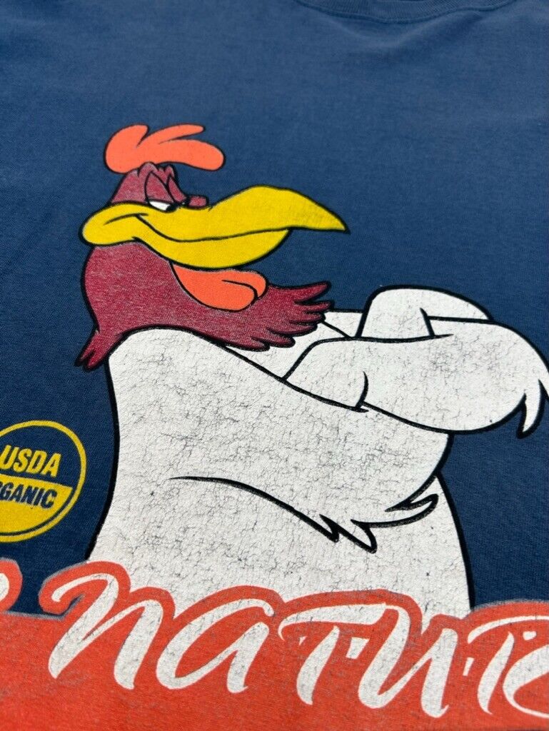 Vintage 90s Looney Tunes Foghorn Leghorn Cartoon Character Graphic T-Shirt Sz XL