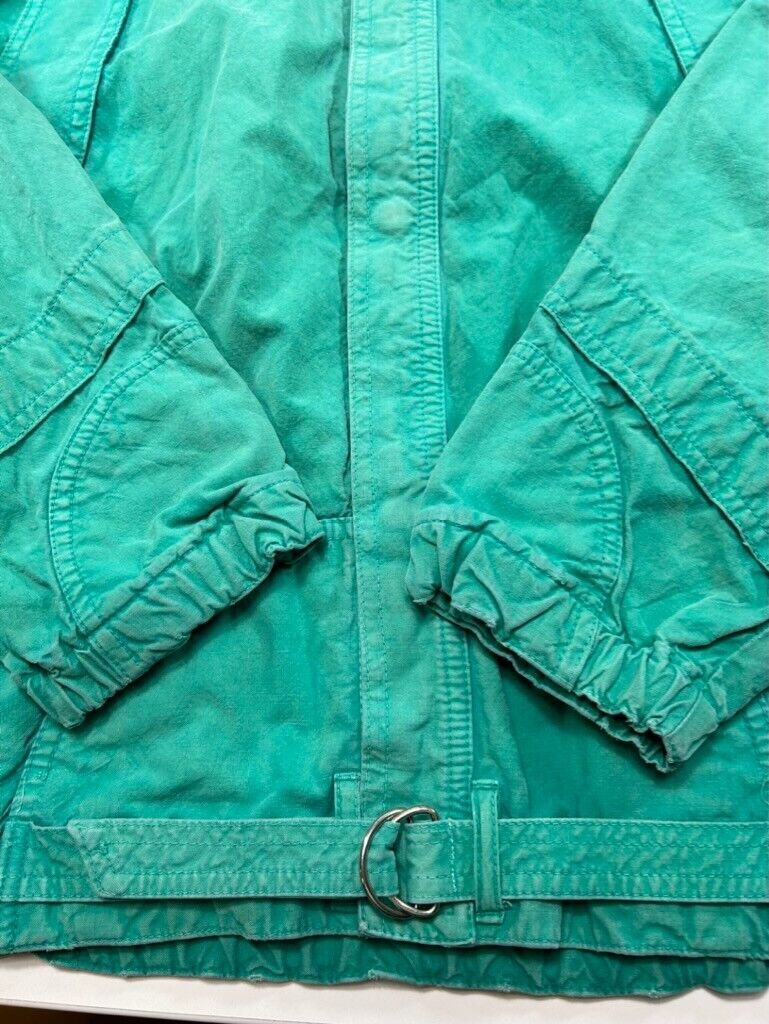 Vintage 90s Slant Pocket Abstract Stitch Harrington Style Jacket Size Large