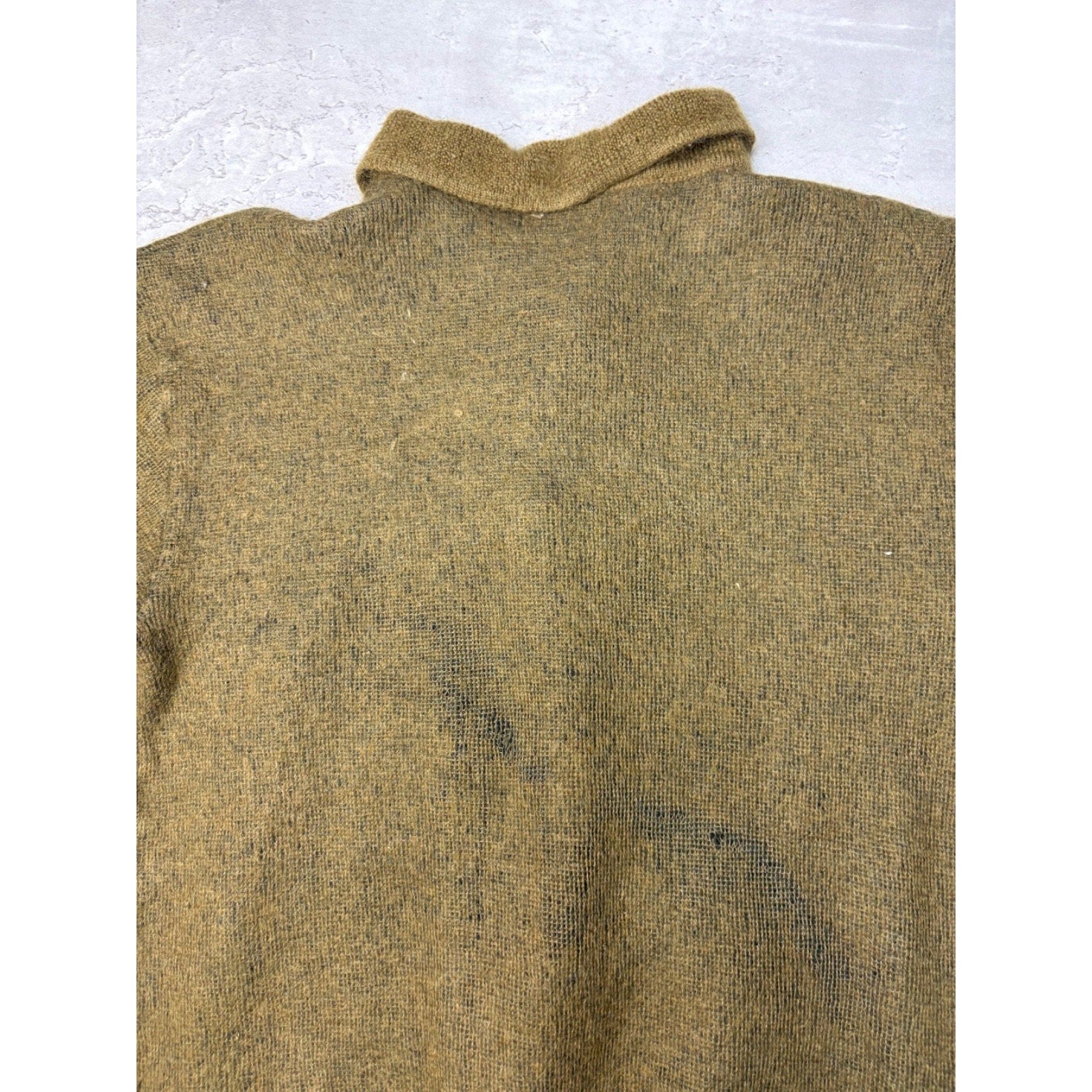 Vintage Montecelli Embroidered Golf 1/4 Button Knit Sweater Size Small