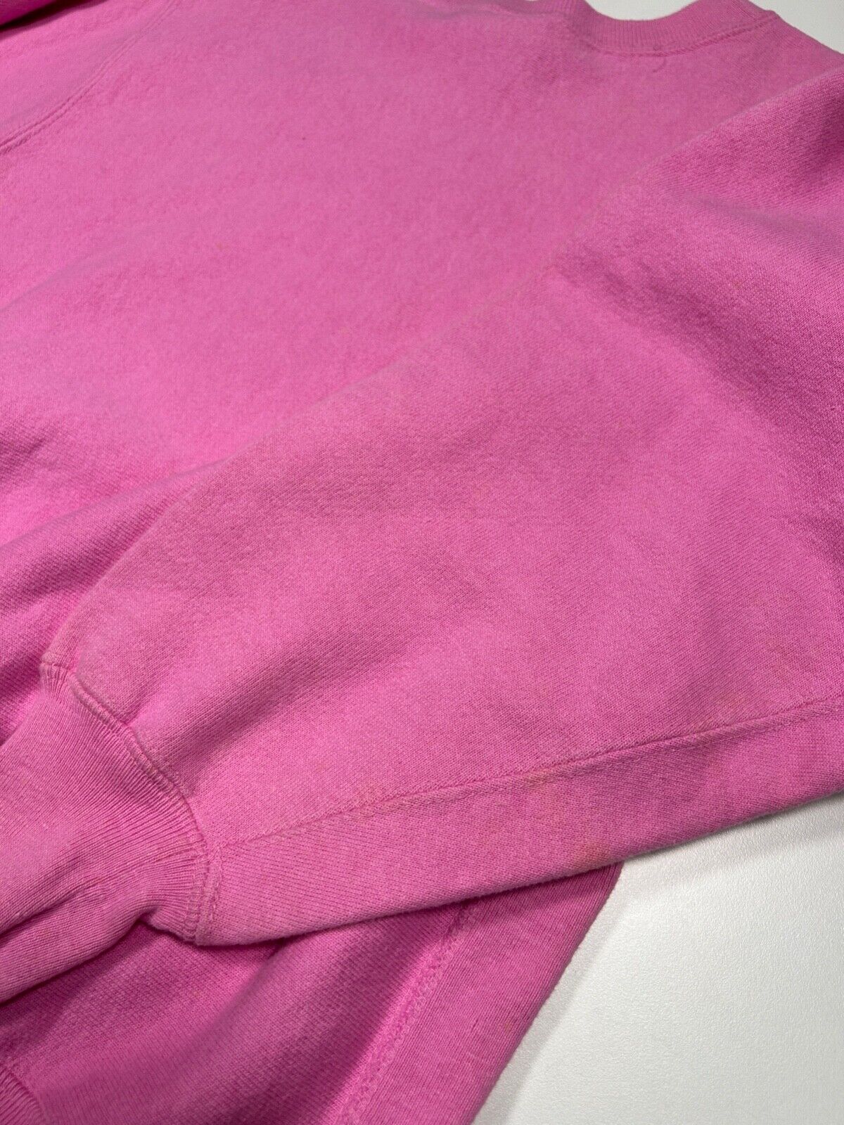 Vintage 90s Champion Reverse Weave Blank Sweatshirt Size Small Pink Made USA