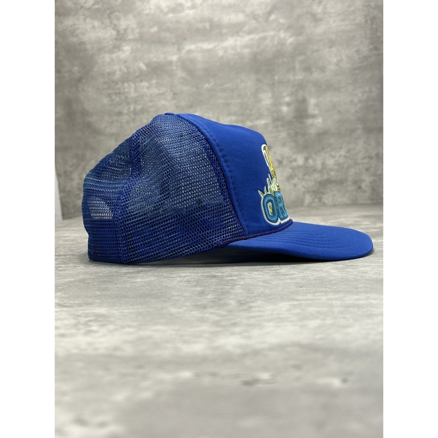 Vintage 80s Oregon Deer Graphic Nature Destination Trucker Snapback Hat OSFA