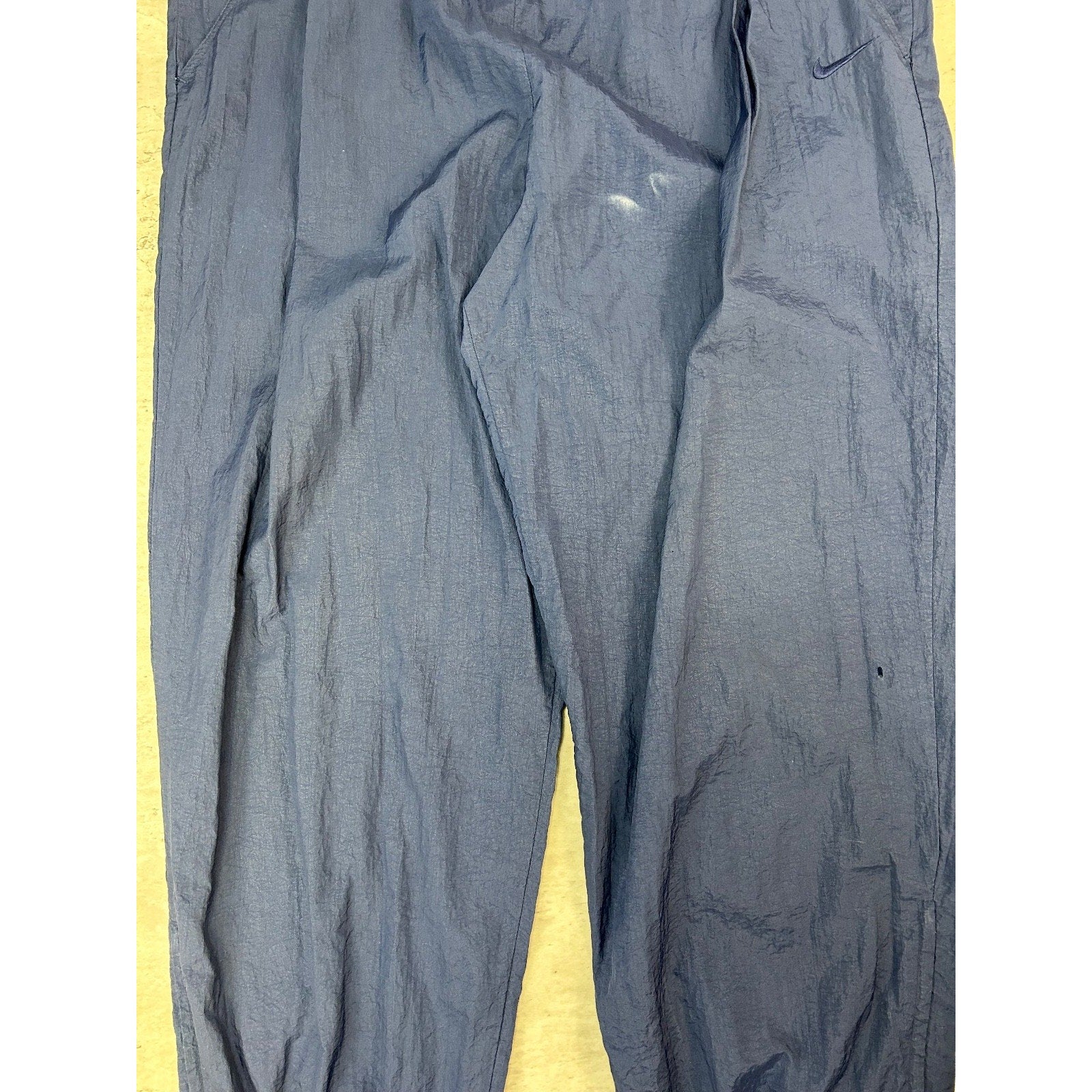 Vintage 90s Nike Tonal Embroidered Nylon Track Pants Size 2XL