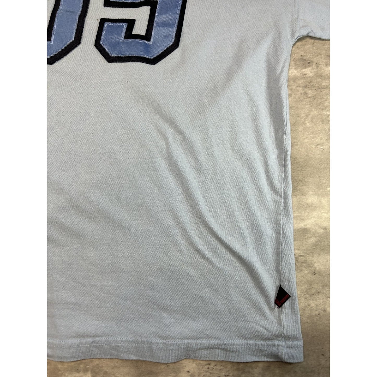 Vintage Y2K Fubu 05 Embroidered Patch Two Tone Long Sleeve T-Shirt Size Large