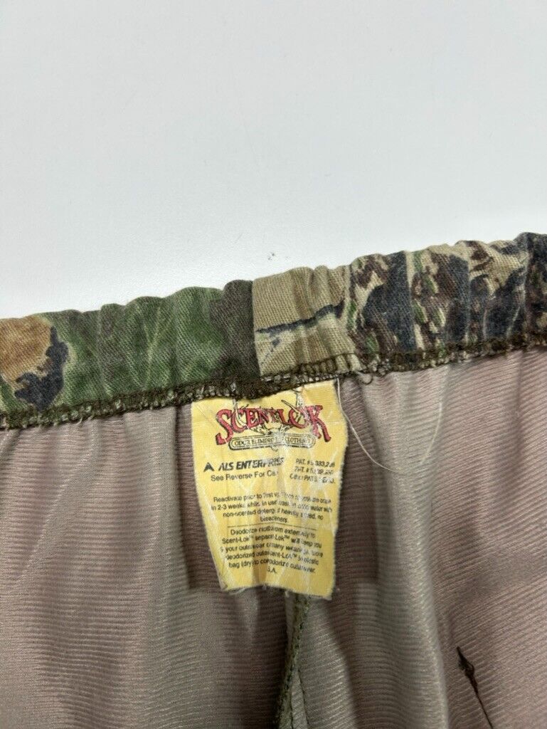 Vintage 90s Scentlok Realtree Camo Hunting Cinched Pants Size XL