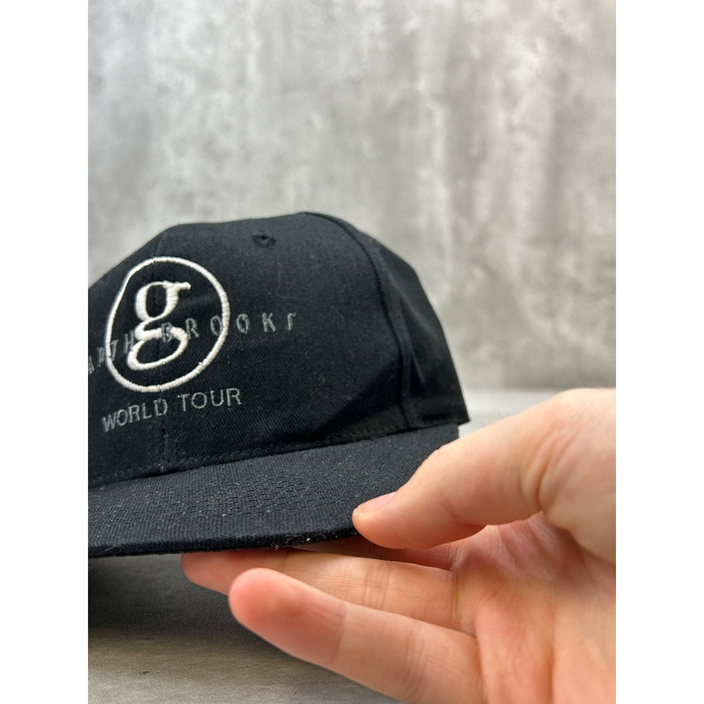 Vintage 1999 Garth Brooks World Tour Country Music Spellout Snapback Hat OSFA