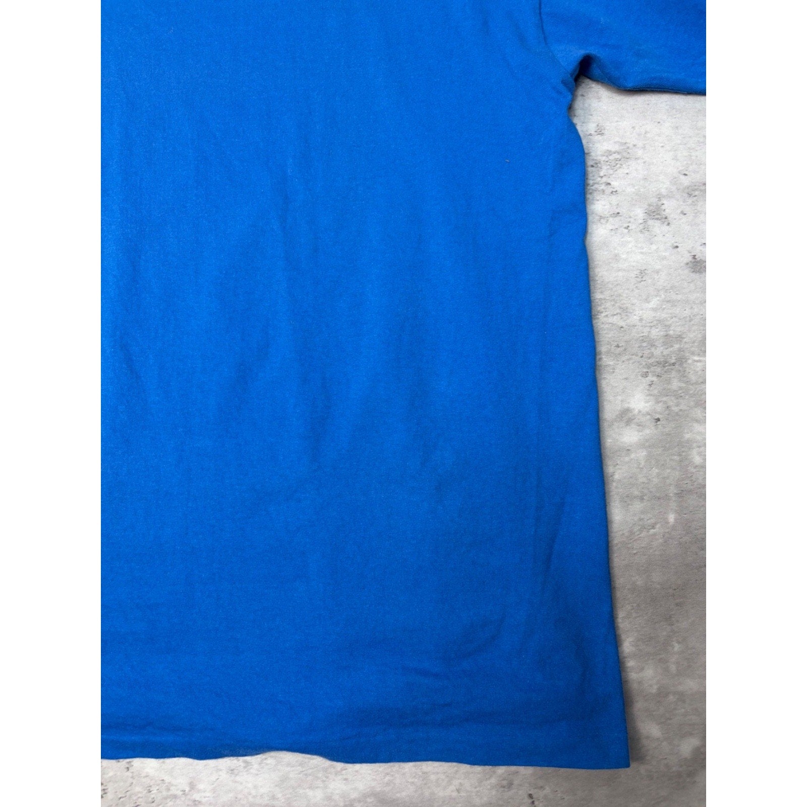 Vintage Stussy Skull Stitch Graphic Blue T-Shirt Size XL