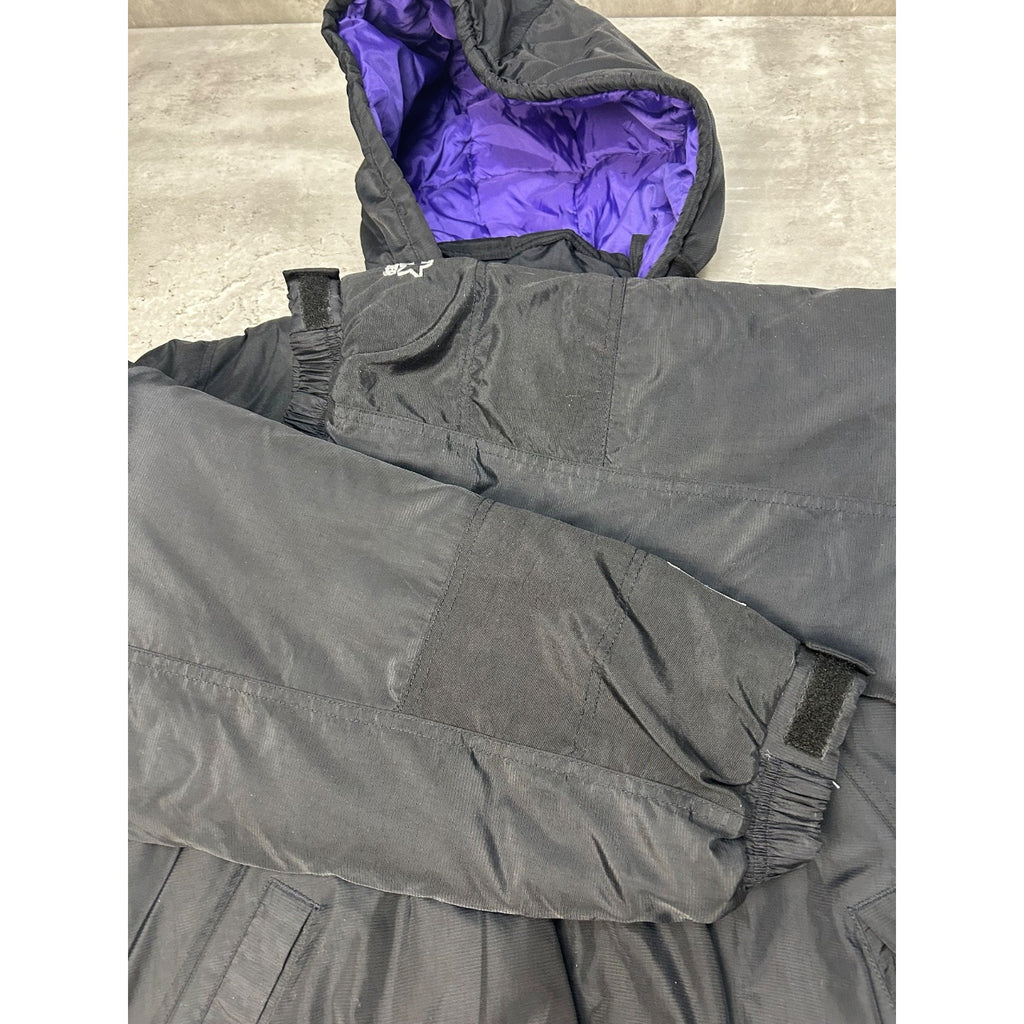Vintage 90s Los Angeles Lakers NBA Starter 1/2 Zip Insulated Jacket Size Small