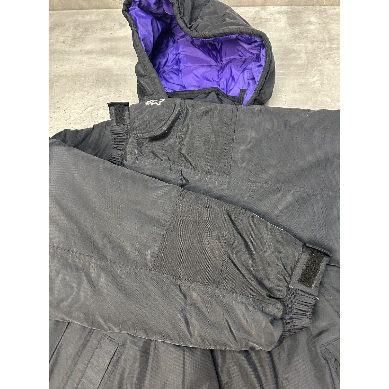 Vintage 90s Los Angeles Lakers NBA Starter 1/2 Zip Insulated Jacket Size Small