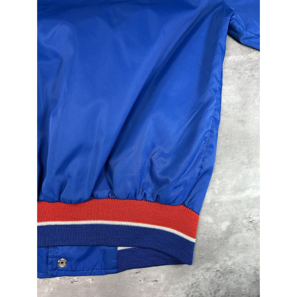 Vintage 80s Montreal Expos MLB Embroidered Nylon Bomber Jacket Size Small