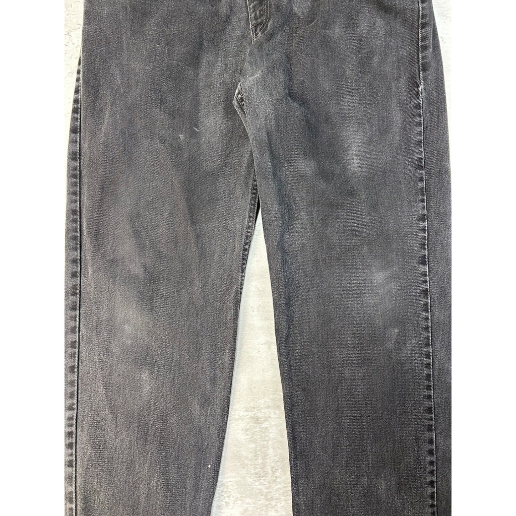 Vintage 90s Levis 550 Red Tab Black Denim Pants Size 34
