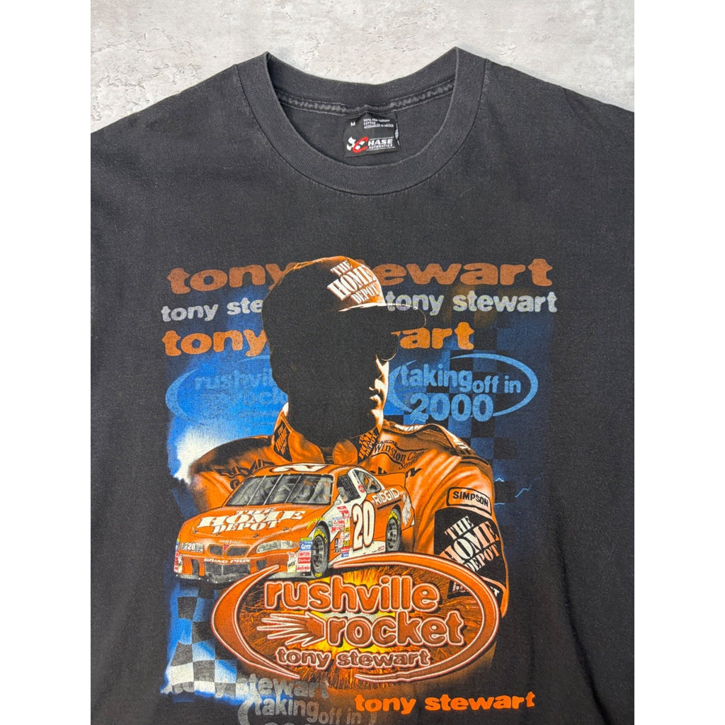 Vintage 2000 Tony Stewart Home Depot Racing Nascar Graphic T-Shirt Size Medium