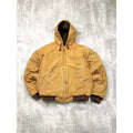 Vintage Wear Guard Insulated Full Zip Insulated Hooded Workwear Jacket Sz Large