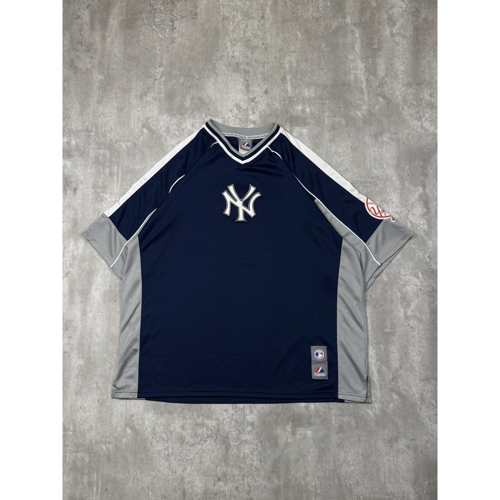 Vintage New York Yankees Stitched Logo Baseball Jersey Size 2XL