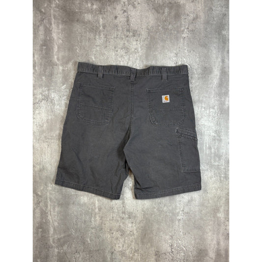 Carhartt Relaxed Fit Canvas Workwear Five Pocket Shorts Size 42 Gray