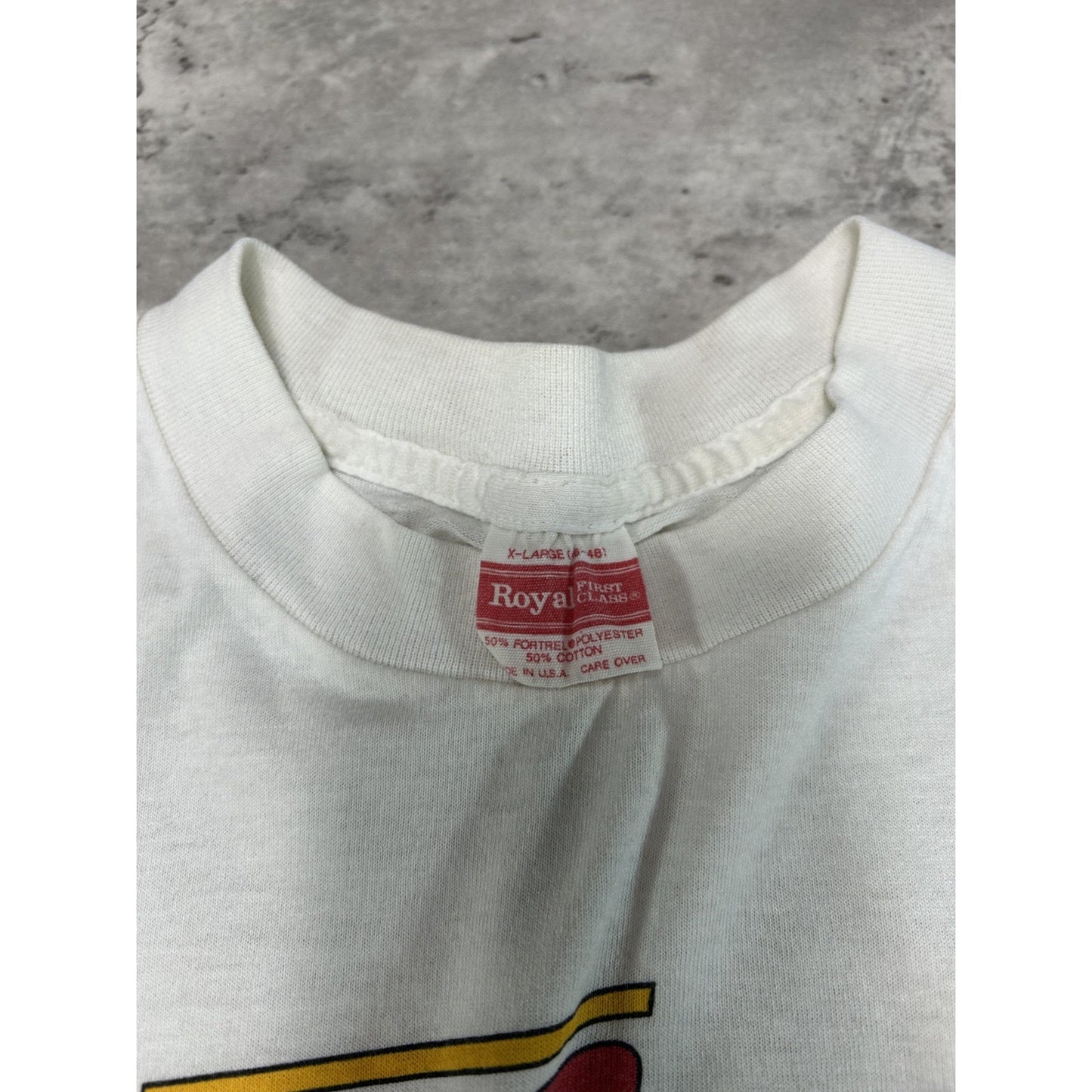 Vintage 80s/90s Chicago Bulls NBA Bulls Fever Caricature Graphic T-Shirt Size XL