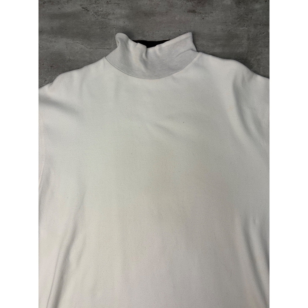 Vintage Polo Ralph Lauren Embroidered Logo Mock Neck Sweatshirt Size Medium