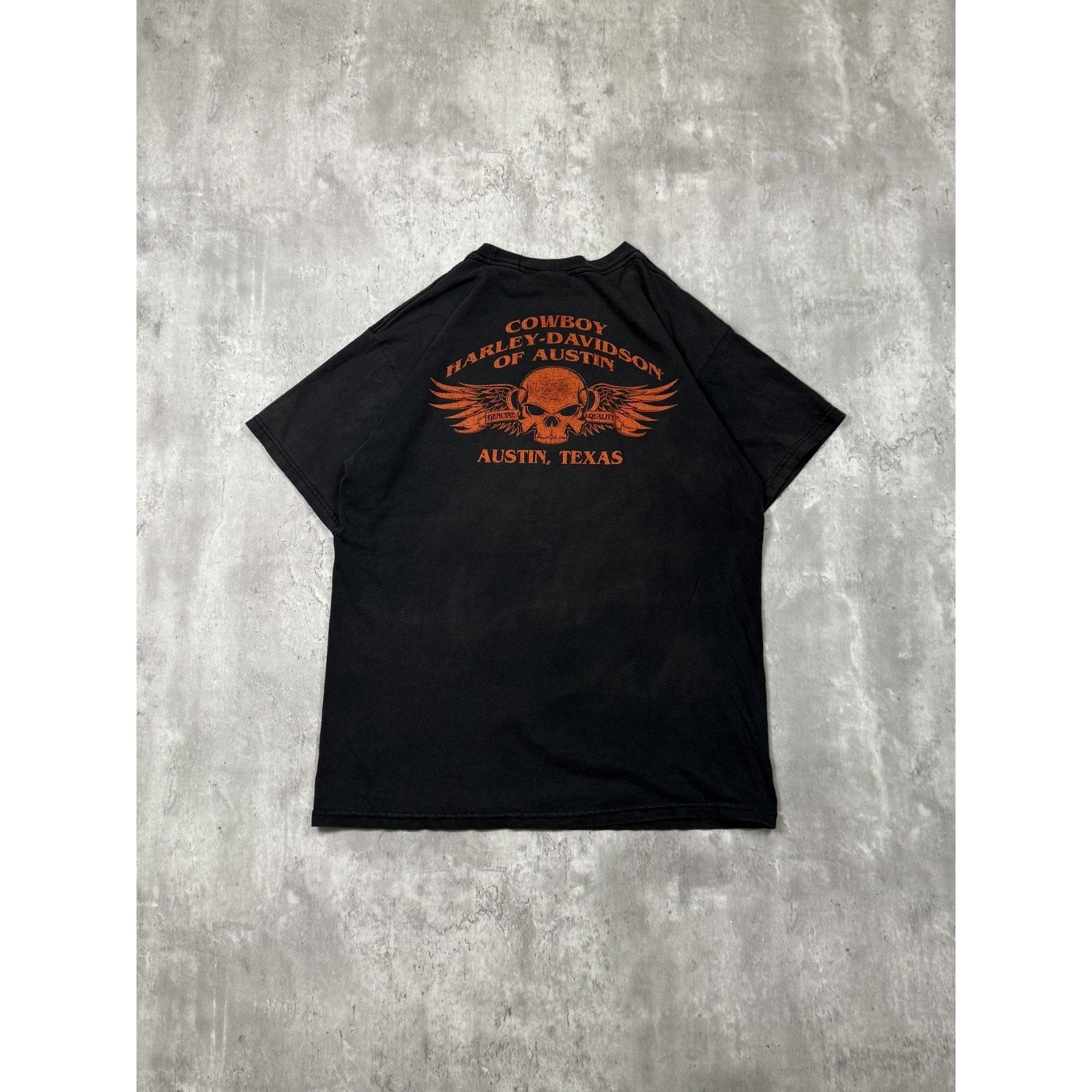 Vintage Harley Davidson Pin Up Engine Graphic T-Shirt Size Medium