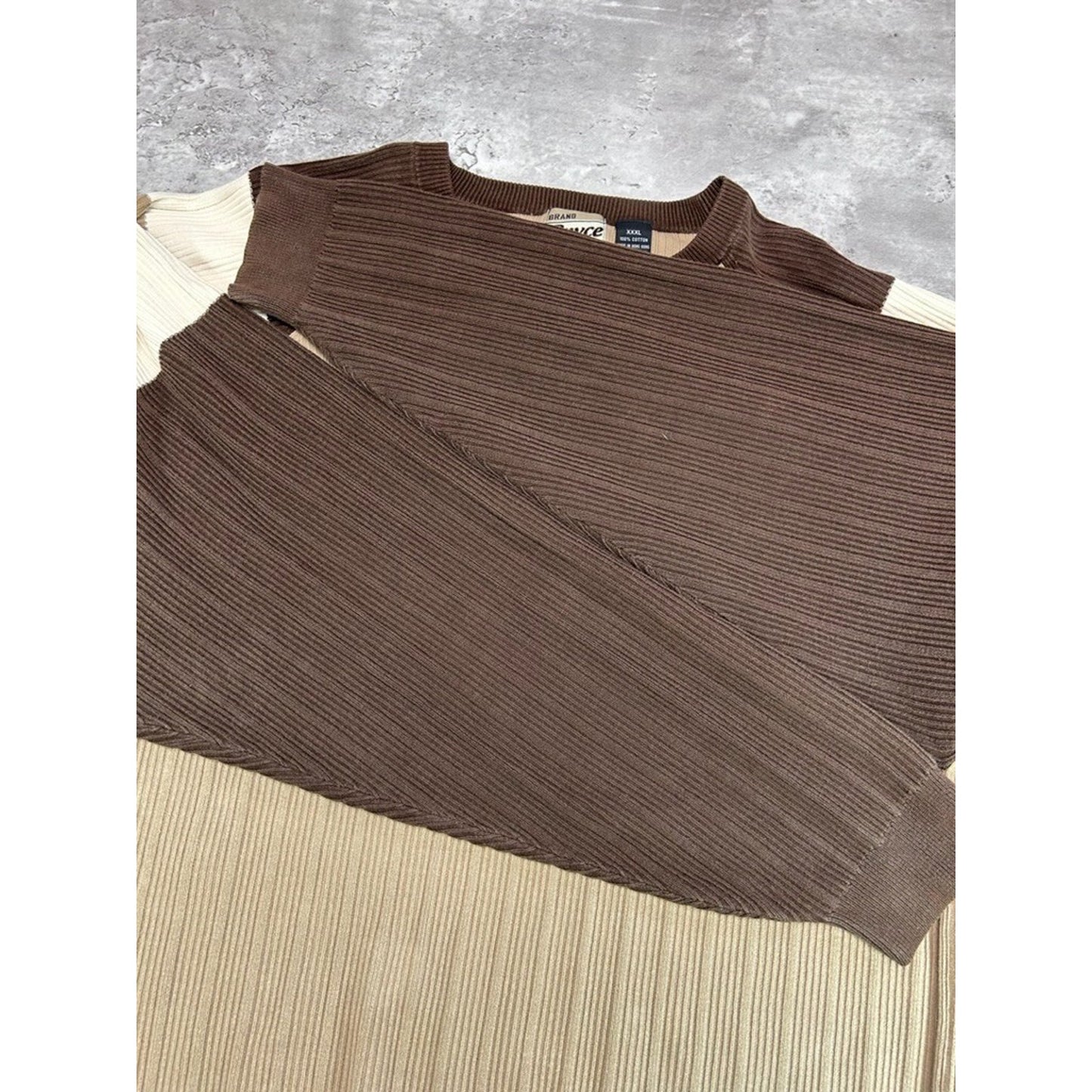 Vintage Y2k Enyce Embroidered Spellout Earth Tones Pullover Sweatshirt Size XXXL