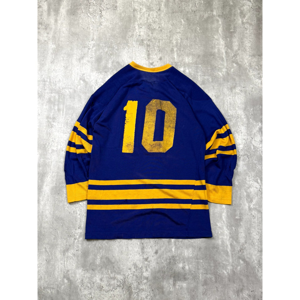 Vintage 70s/80s 69ers Stitched Two Tone Hockey Jersey Size XL