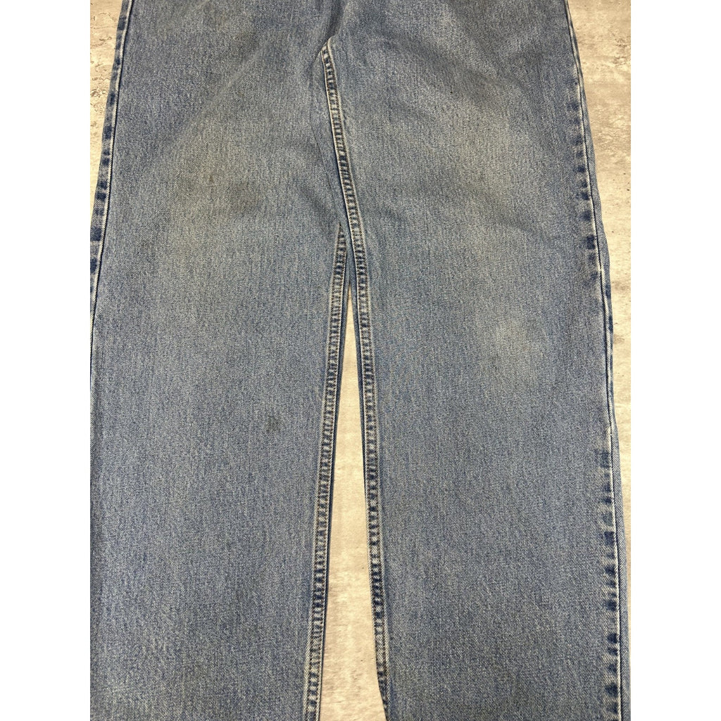 Vintage 90s Levis 550 Red Tab Light Wash Denim Pants Size 35 Blue
