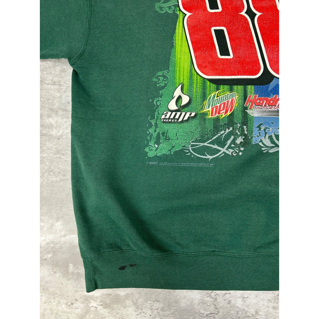 Vintage Dale Earnhardt Jr. #88 Nascar Racing Graphic Sweatshirt Size XL
