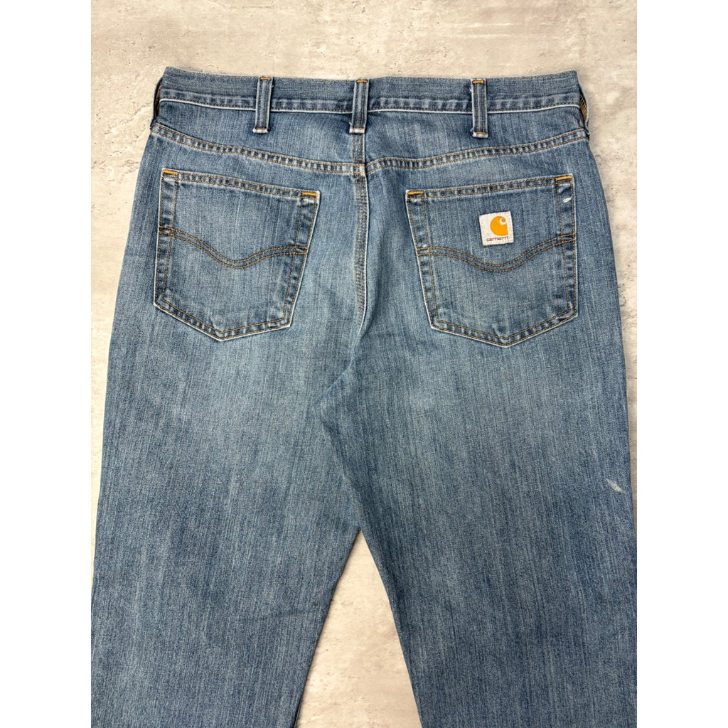 Vintage Carhartt Straight Traditional Fit Dark Wash Denim Pants Size 34