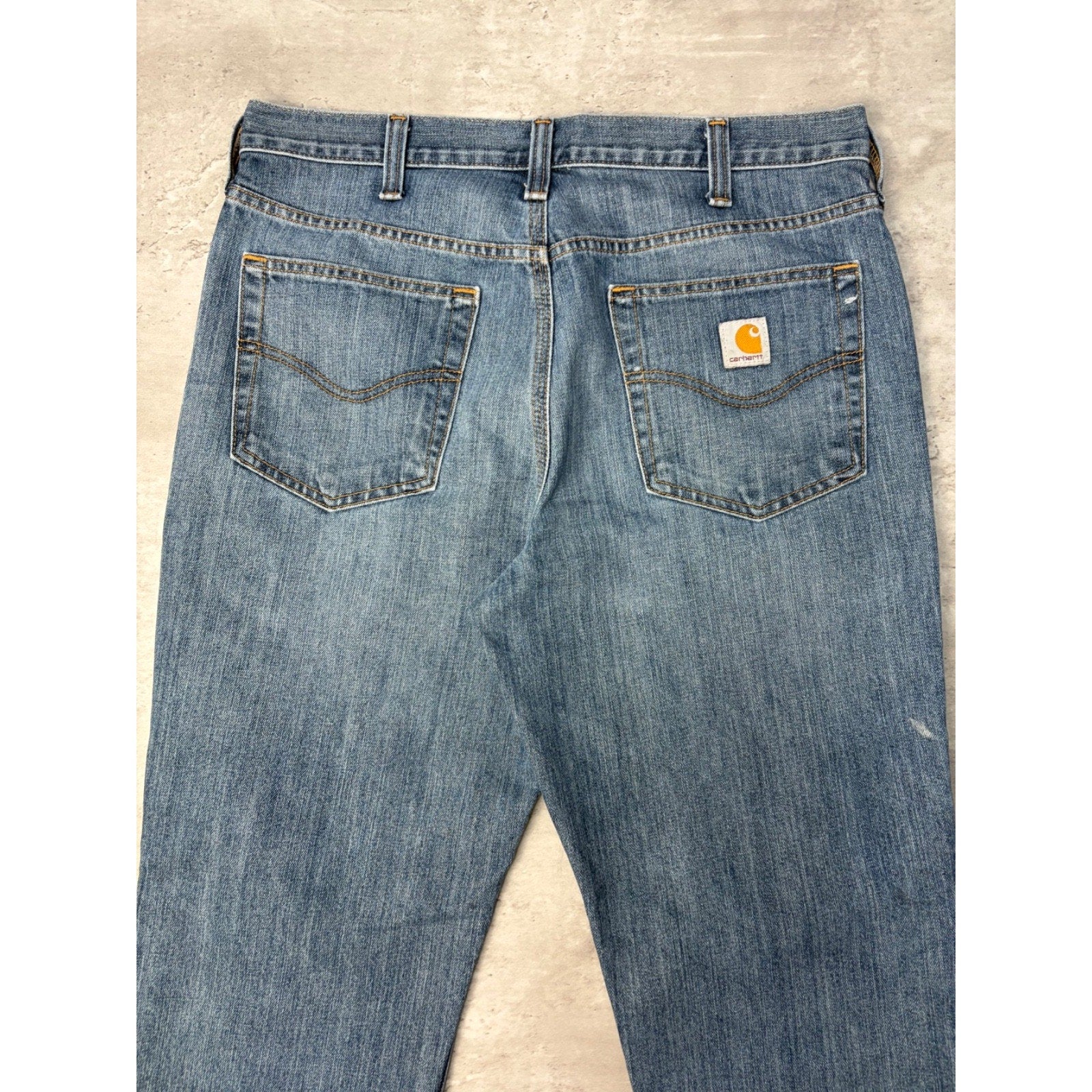 Vintage Carhartt Straight Traditional Fit Dark Wash Denim Pants Size 34