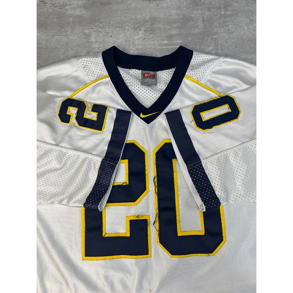 Vintage Michigan Wolverines #20 NCAA Nike Football Jersey Size XL