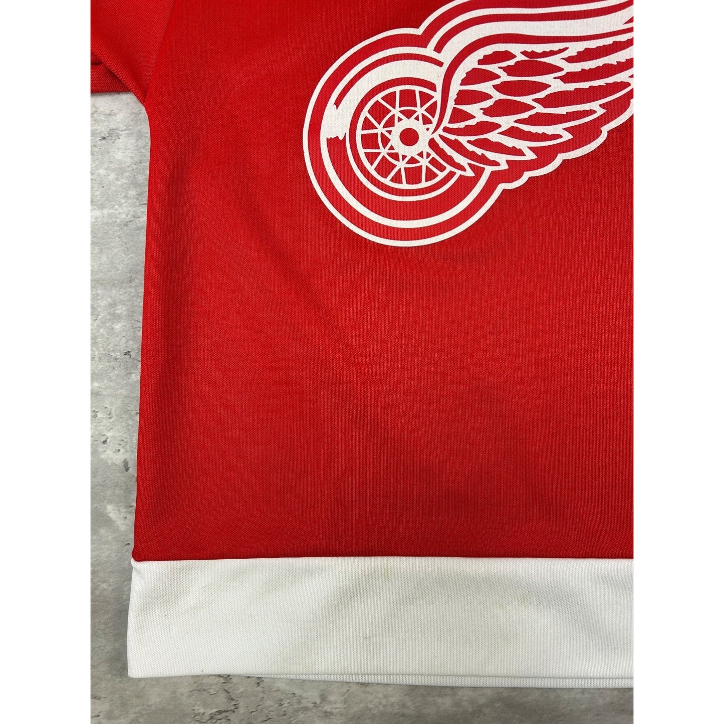 Vintage Detroit Red Wings NHL Stitched CCM Hockey Jersey Size Small Red