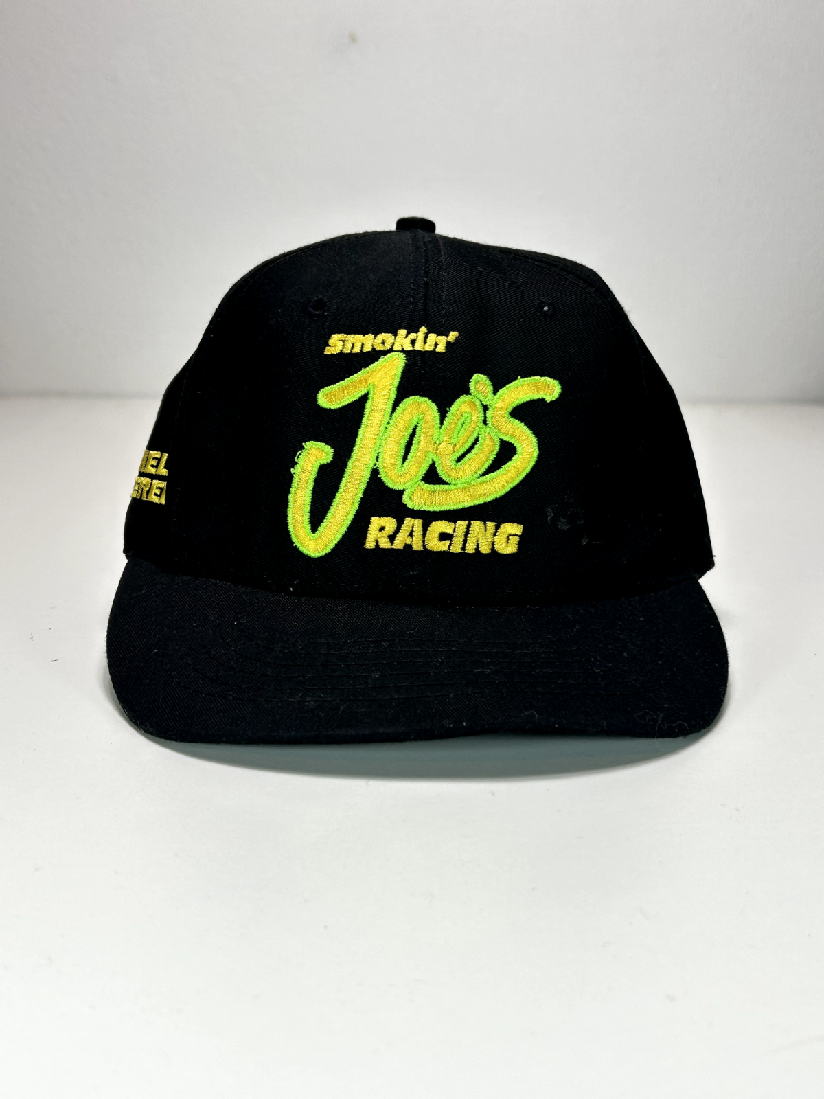 Vintage 90s Smokin' Joes Racing Embroidered Spellout Snapback Hat OSFA