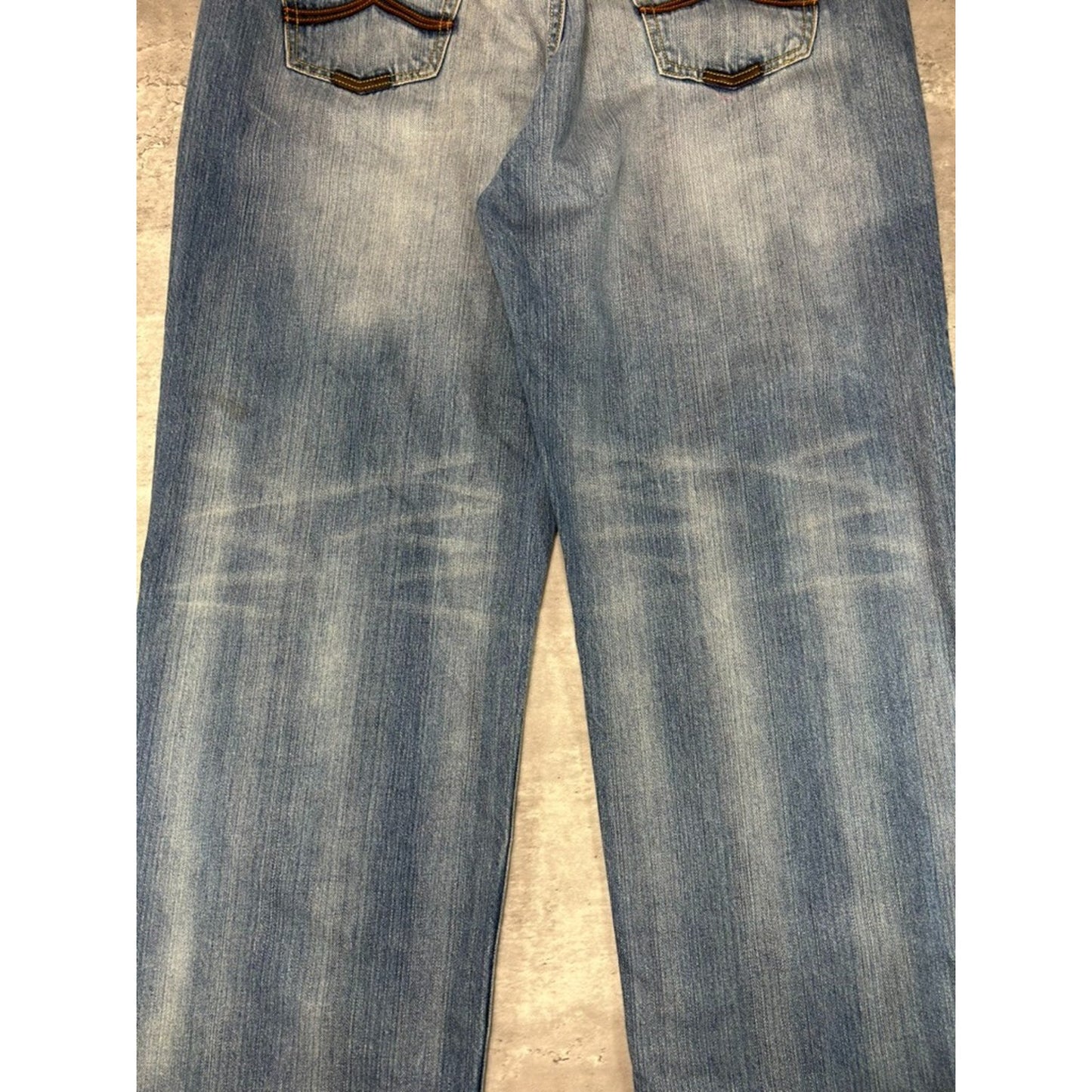Vintage Y2K Gilyard Mfg Baggy Fit Light Wash Denim Pants Size 39 Blue