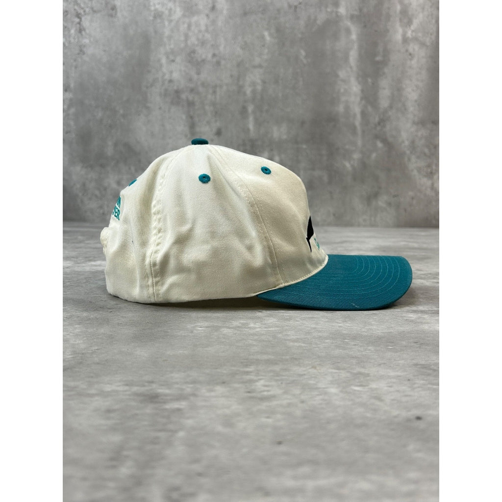 Vintage 90s Seaworld Embroidered Logo Destination Snapback Hat OSFA