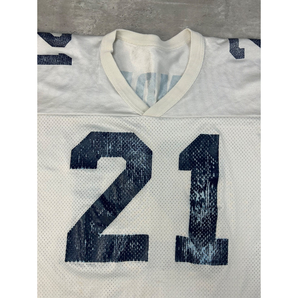 Vintage 90s Deion Sanders #21 Dallas Cowboys NFL Champion Jersey Size Medium