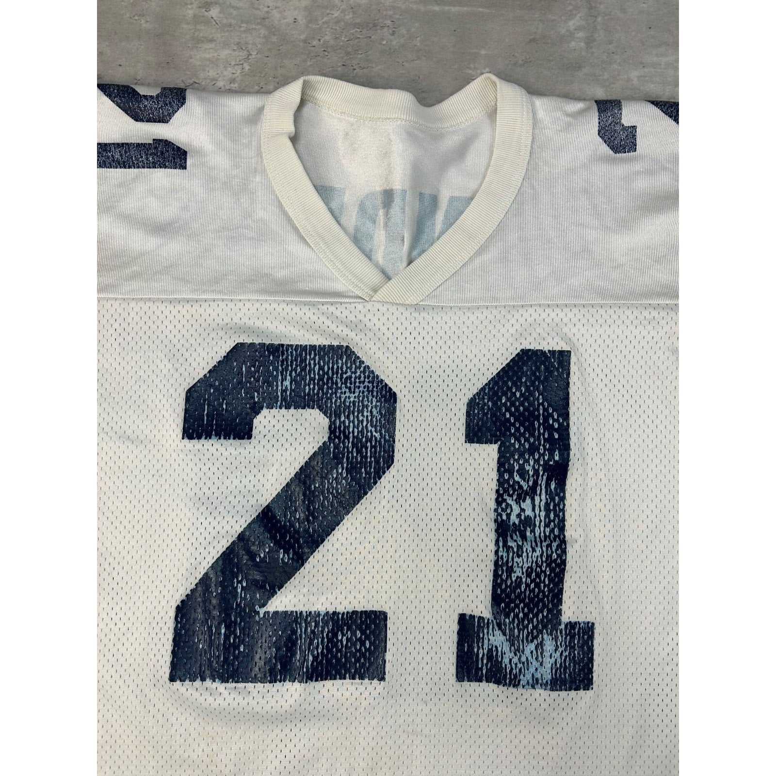 Vintage 90s Deion Sanders #21 Dallas Cowboys NFL Champion Jersey Size Medium