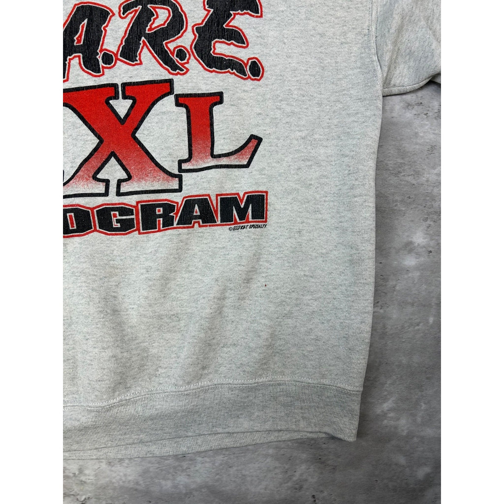 Vintage 1995 D.A.R.E Program XXL Graphic Spellout Sweatshirt Size Large