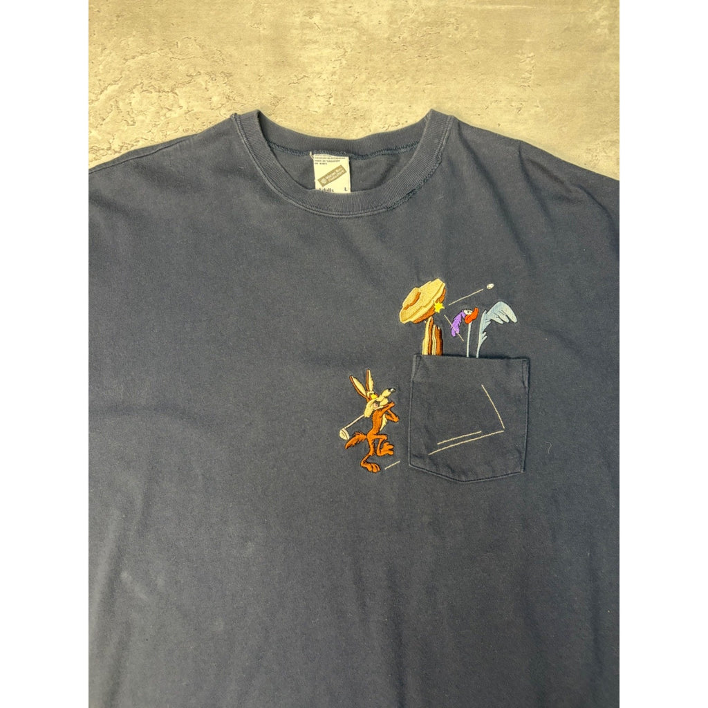 1998 Looney Tunes Cartoon Character Graphic Tv Show Promo T-Shirt Size Large