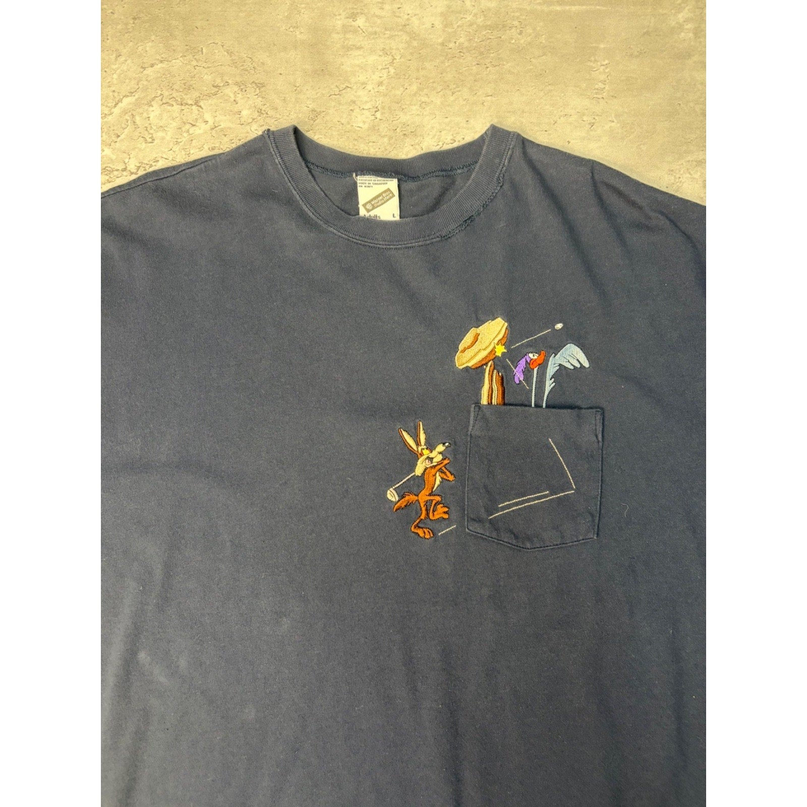 1998 Looney Tunes Cartoon Character Graphic Tv Show Promo T-Shirt Size Large