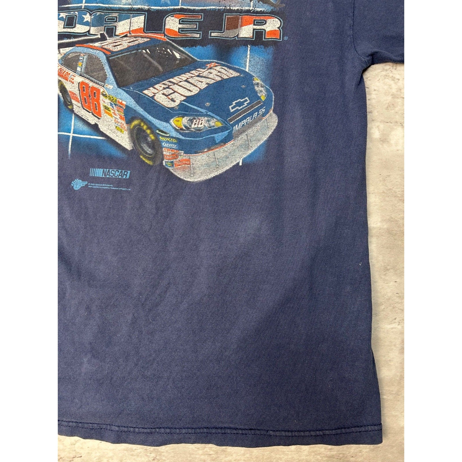 Vintage Dale Earnhardt Jr #88 National Guard Racing Nascar T-Shirt Size Large