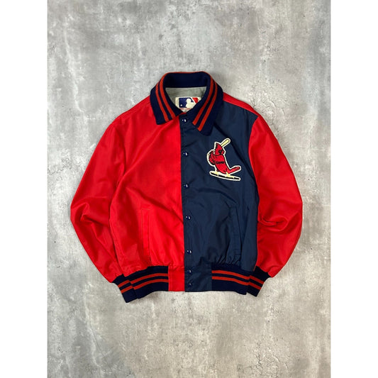 Vintage 90s St Louis Cardinals MLB Embroidered Logo Bomber Jacket Size Small