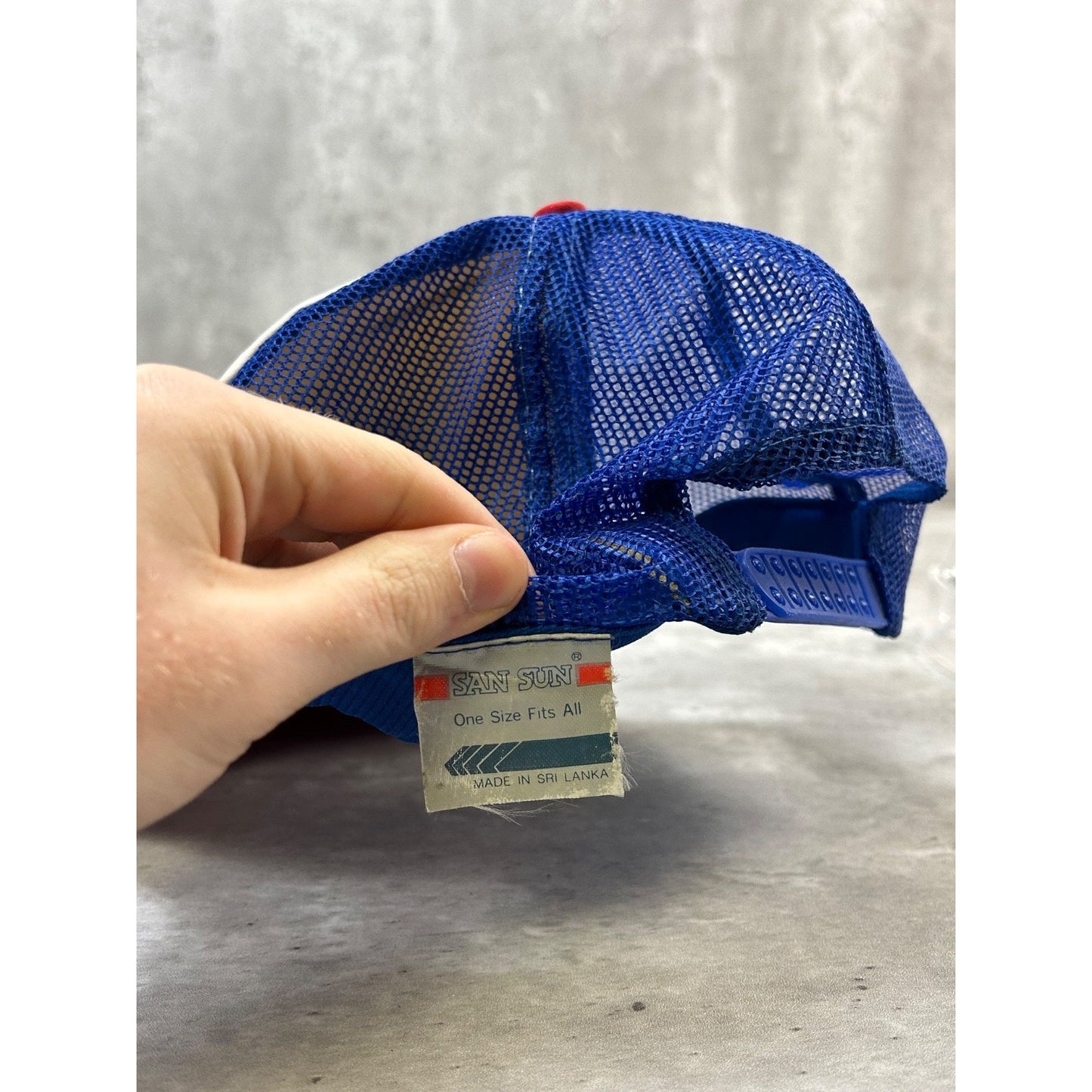 Vintage 90s Spankys Bar & Grill Graphic Spellout Trucker Snapback Hat OSFA