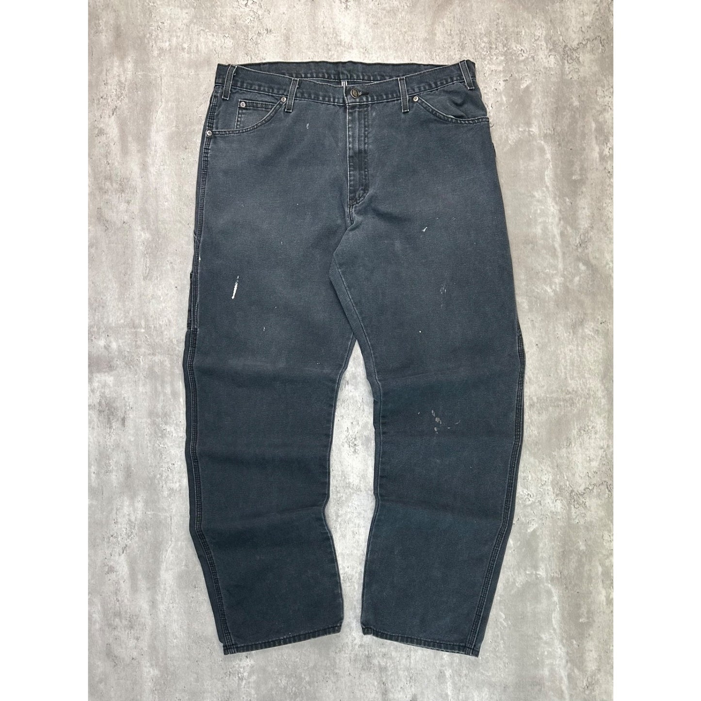 Dickies Canvas Workwear Five Pocket Pants Size 39 Black