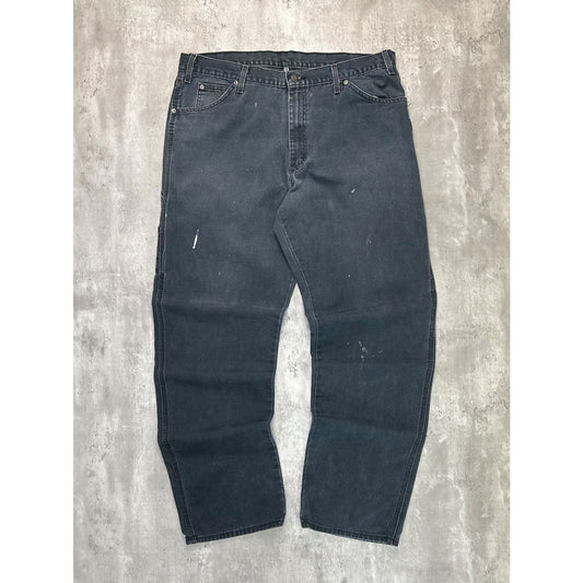 Dickies Canvas Workwear Five Pocket Pants Size 39 Black