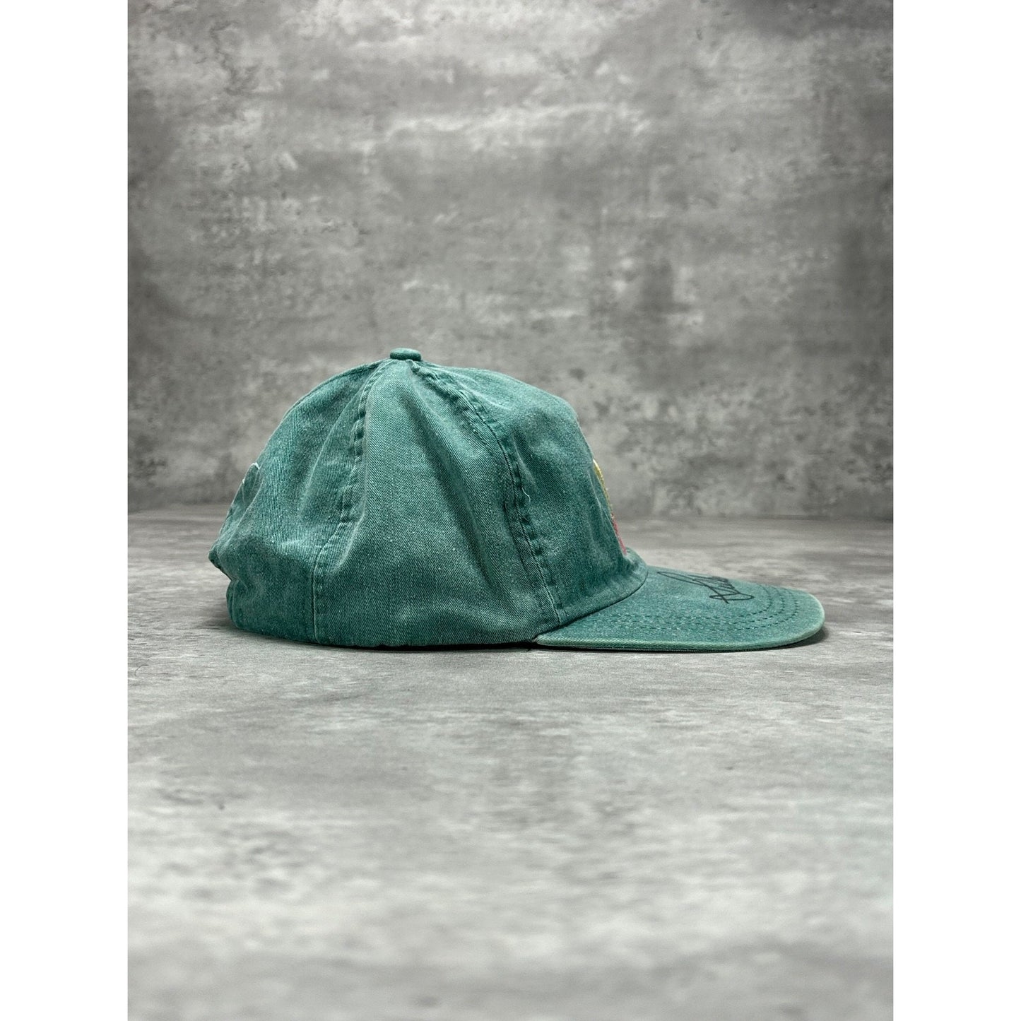 Vintage 90s McDonalds Embroidered Classic Logo Strapback Hat OSFA Green