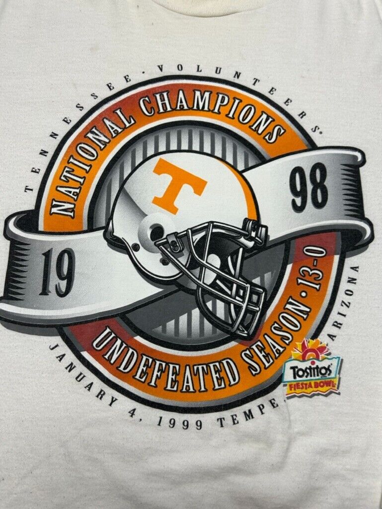 Vintage 1999 Tennessee Volunteers NCAA Football Long Sleeve T-Shirt Size XL