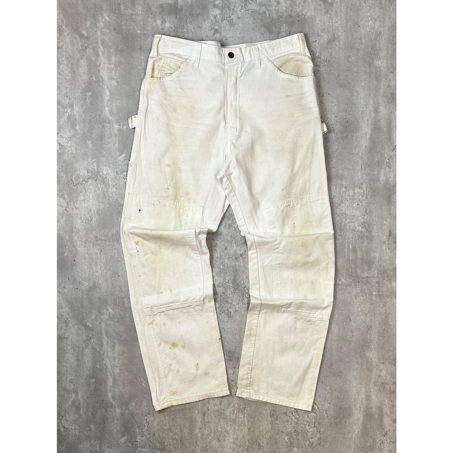 Dickies Canvas Workwear Double Knee Painters Pants Size 36