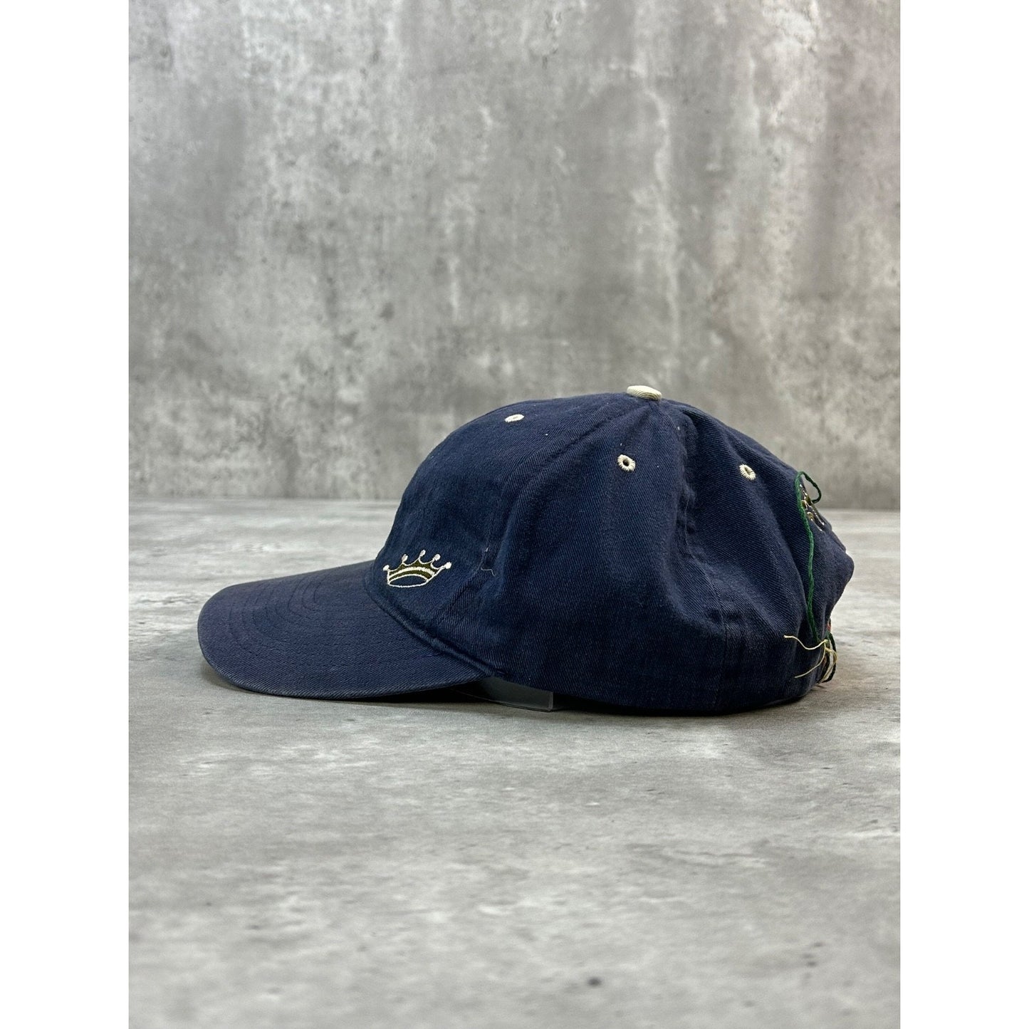 Vintage Stussy Embroidered Crown Graphic Snapback Hat OSFA