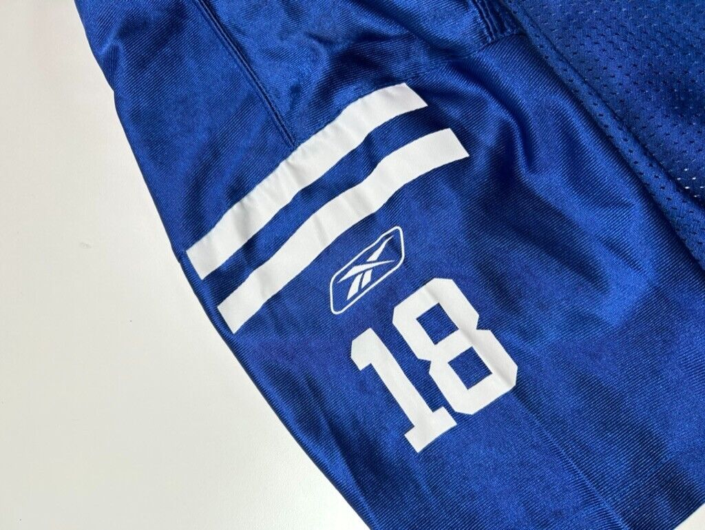 Peyton Manning #18 Indianapolis Colts NFL Reebok Jersey Size YOUTH Large