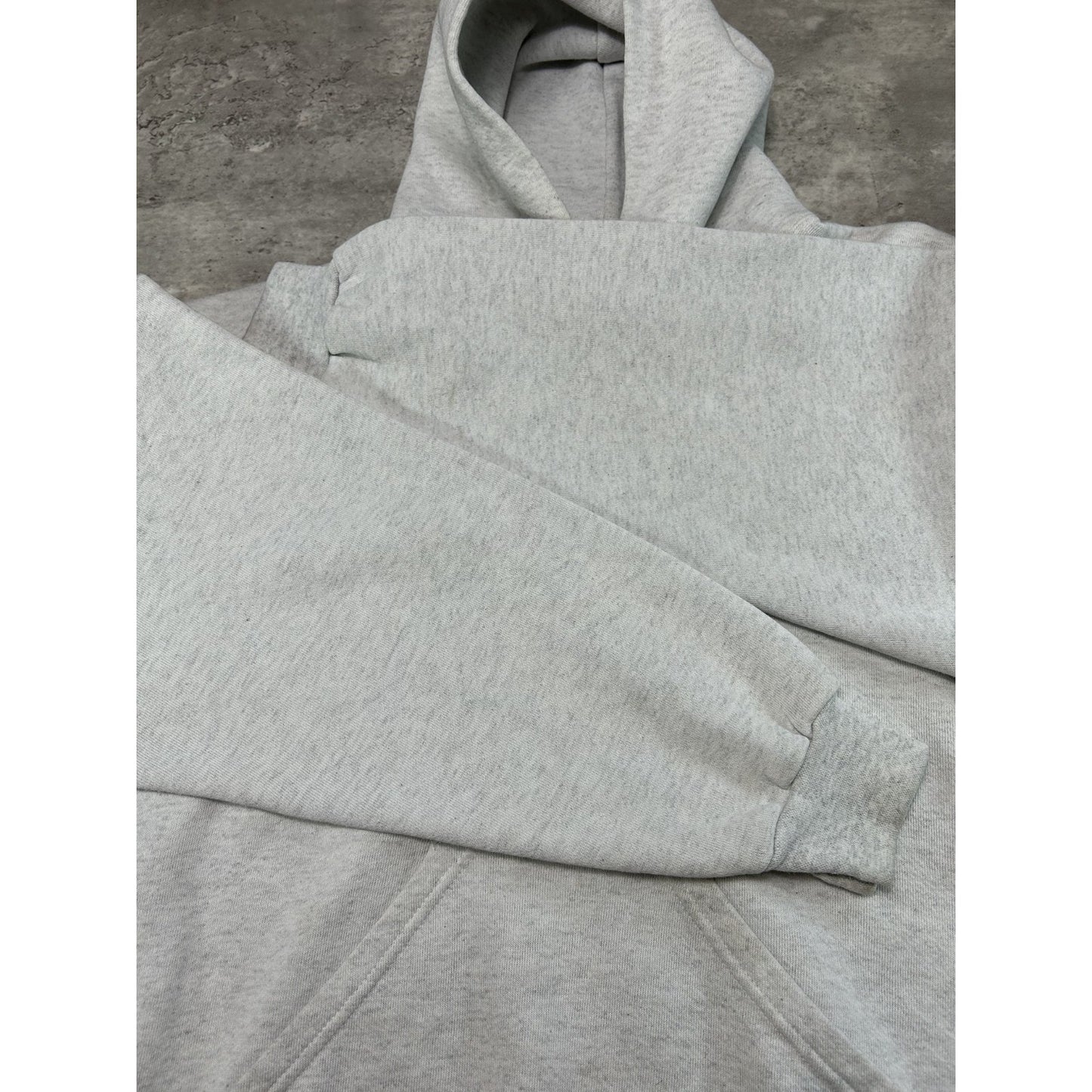 Vintage 90s US Army Graphic Spellout Pullover Hooded Sweatshirt Size XL Gray